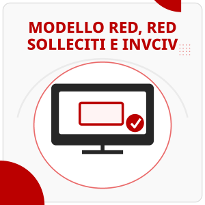Modello red, red solleciti e invciv