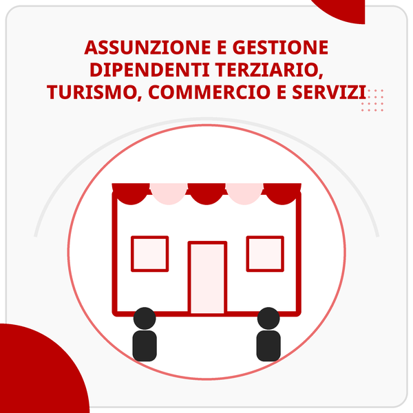 Assunzione dipendenti terziario turismo e servizi